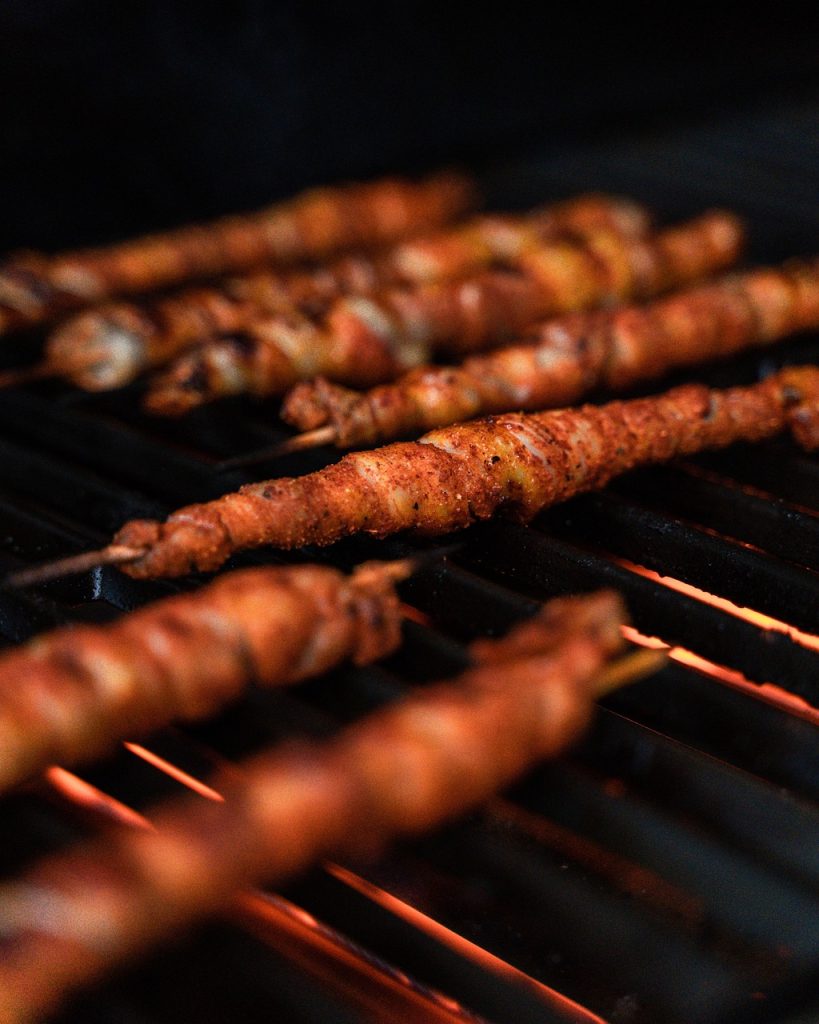 grilling, flesh, torches, grill, bbq, food, meal, yummy, grilled, having lunch, pork, tasty, barbeque, summer, nourishment, enjoy the meal, fire, nature, hot, celebration, flame, barbecue party, campfire-5281698.jpg